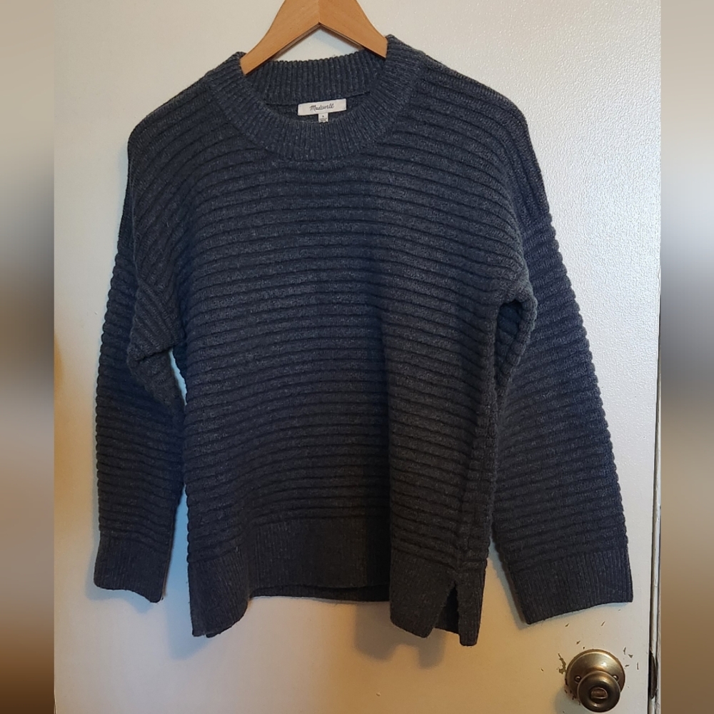 Madewell Blue Knit Sweater